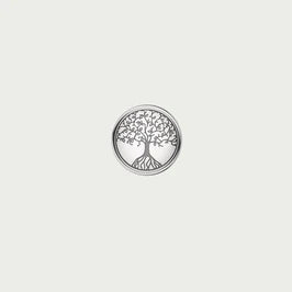 Tweed Co. watch with steel Tree of Life charm