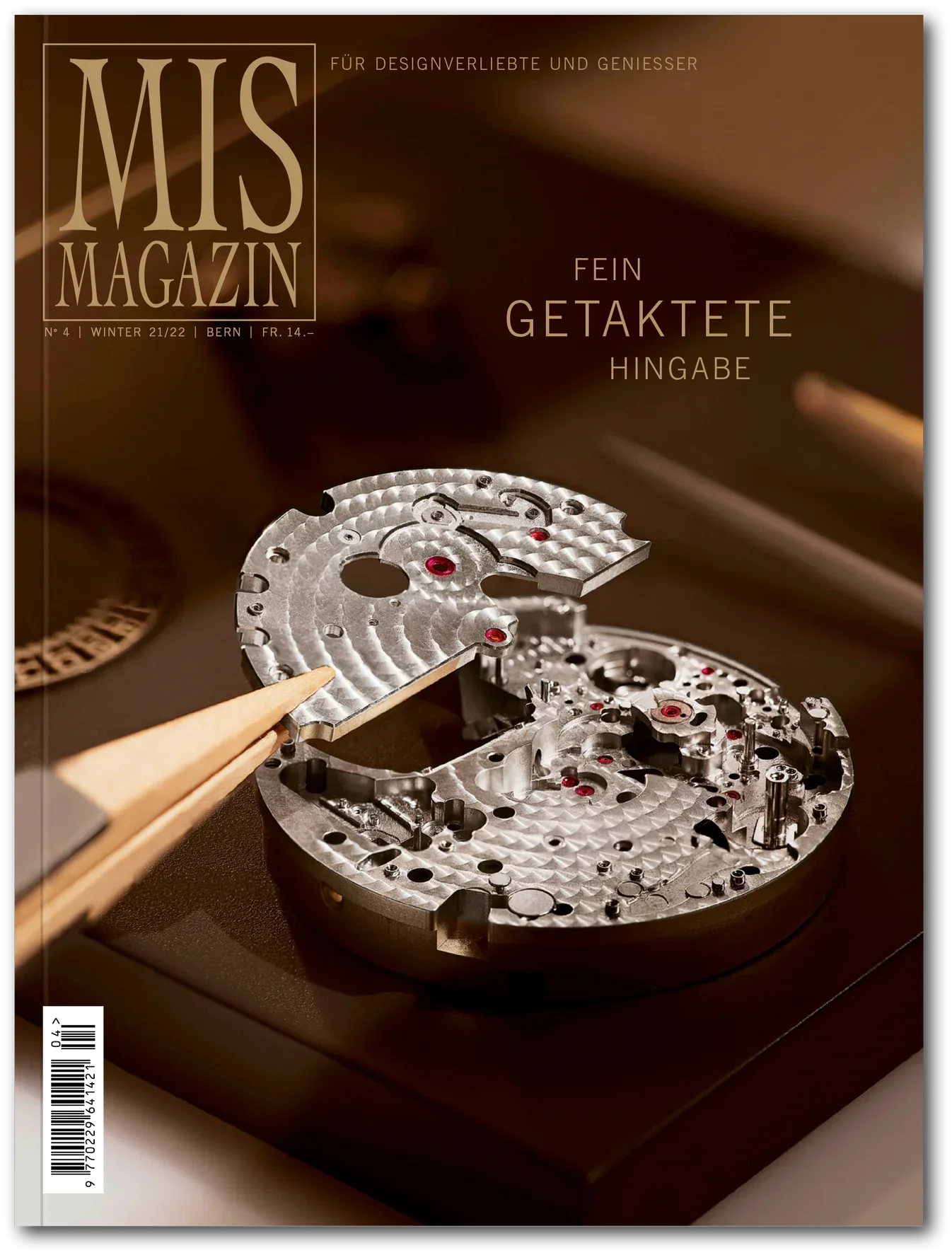 Couverture du MIS BÄRN Exklusiv (anciennement MIS Magazin), magazine suisse alémanique dédié à la mode, au design, au voyage et à l’art de vivre