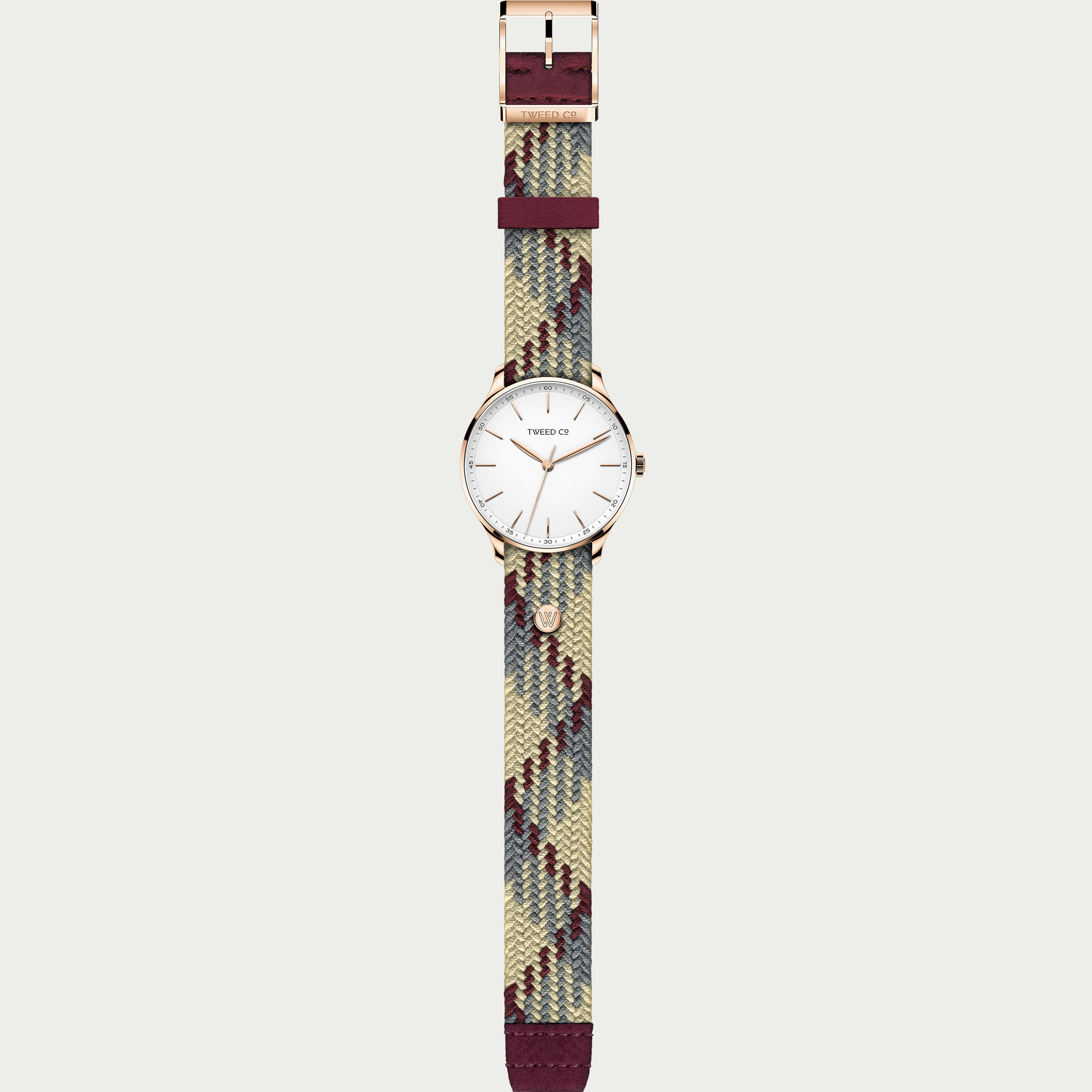 Montre Igor 40 mm personnalisable avec bracelet interchangeable et boucle or rose