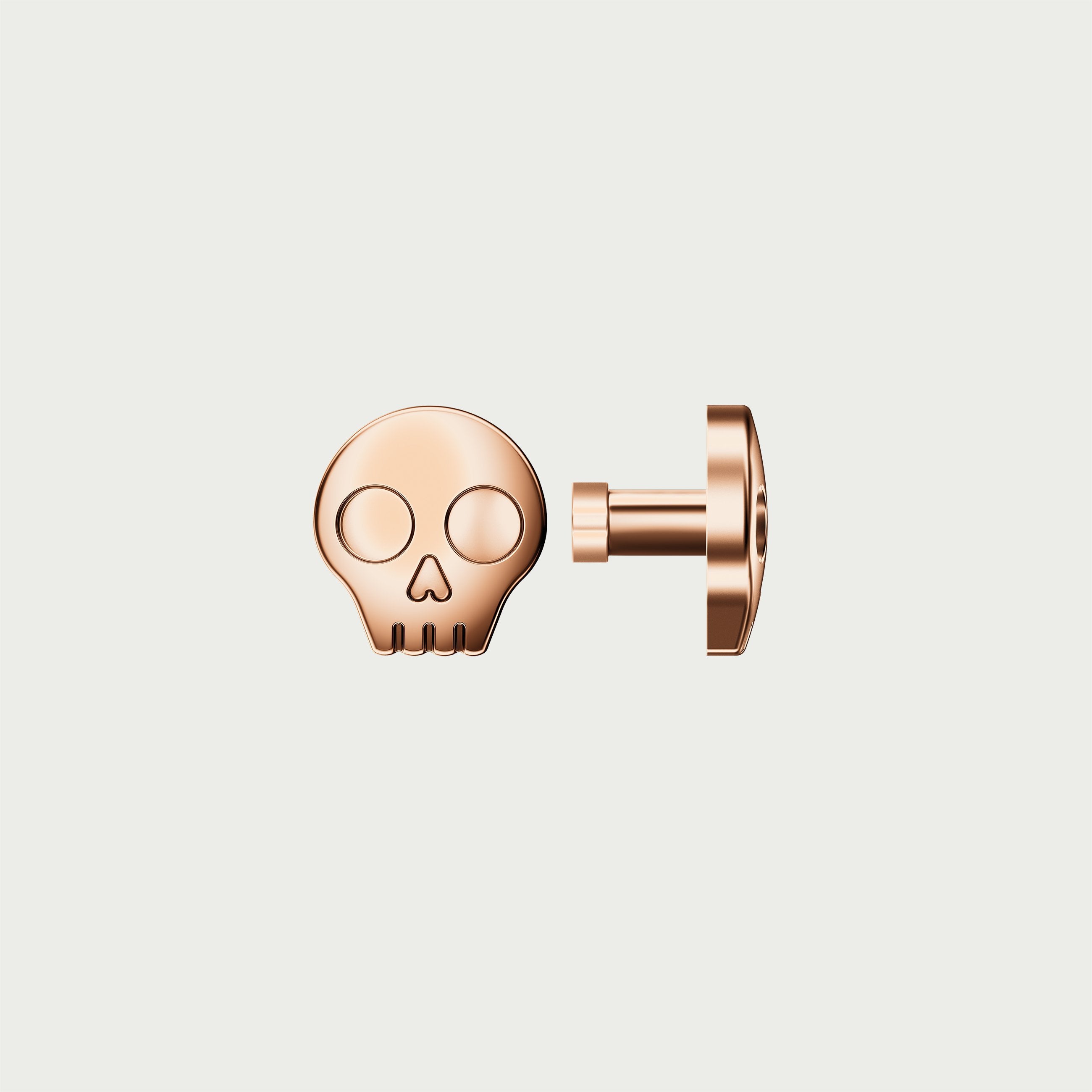 TOTENKOPF Charm- Roségold